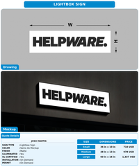 CUSTOM MOCKUP SIGN FOR Josh Martin