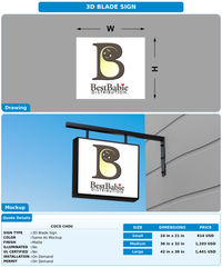 CUSTOM MOCKUP SIGN FOR Coco Chou