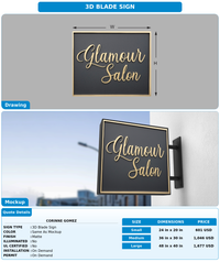 CUSTOM MOCKUP SIGN FOR Corinne gomez