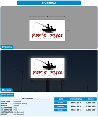 CUSTOM MOCKUP SIGN FOR Greta Young