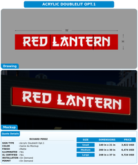 CUSTOM MOCKUP SIGN FOR Richard Perez
