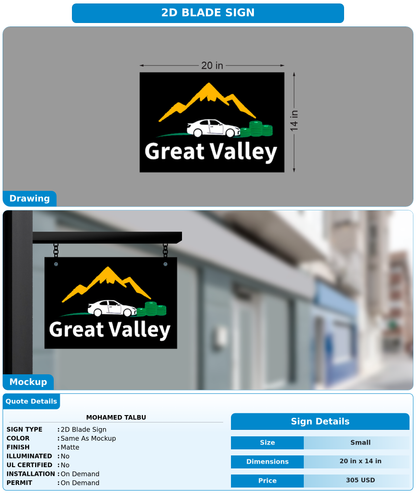 CUSTOM MOCKUP SIGN FOR Mohamed talbu