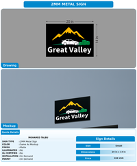 CUSTOM MOCKUP SIGN FOR Mohamed talbu