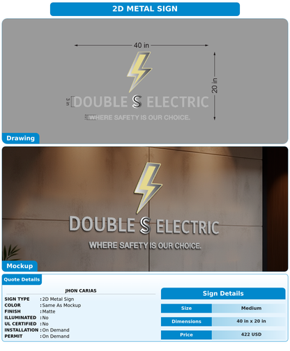 CUSTOM MOCKUP SIGN FOR Jhon Carias