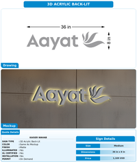 CUSTOM MOCKUP SIGN FOR KAISER WAHAB