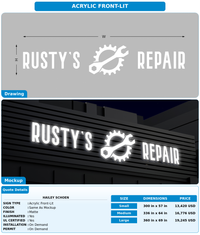 CUSTOM MOCKUP SIGN FOR Hailey Schoen