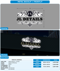 CUSTOM MOCKUP SIGN FOR Marcos Landeros