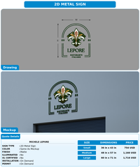 CUSTOM MOCKUP SIGN FOR Michele Lepore