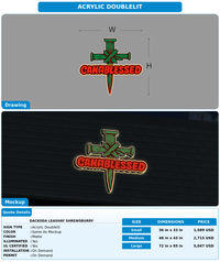 CUSTOM MOCKUP SIGN FOR Dackoda Leashay Shrewsburry