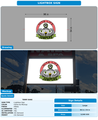 CUSTOM MOCKUP SIGN FOR Terry Duke