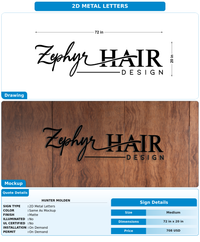 CUSTOM MOCKUP SIGN FOR Hunter Molden