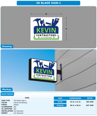 CUSTOM MOCKUP SIGN FOR Sara