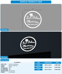 CUSTOM MOCKUP SIGN FOR Liz Armilla