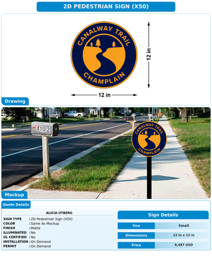 CUSTOM MOCKUP SIGN FOR Alicia Utberg