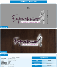 CUSTOM MOCKUP SIGN FOR Devin Garner