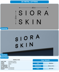 CUSTOM MOCKUP SIGN FOR Daniela Diaz