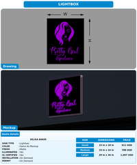CUSTOM MOCKUP SIGN FOR Kelika Baker