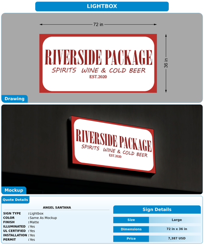 CUSTOM MOCKUP SIGN FOR Angel Santana
