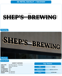 CUSTOM MOCKUP SIGN FOR Garrett Shepherd