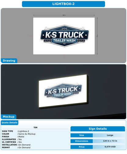 CUSTOM MOCKUP SIGN FOR Tim