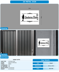 CUSTOM MOCKUP SIGN FOR Sanjay Gupta