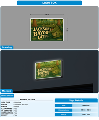 CUSTOM MOCKUP SIGN FOR Amanda Jackson