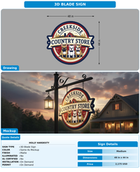 CUSTOM MOCKUP SIGN FOR Holly Hardesty