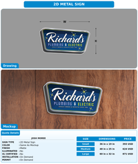 CUSTOM MOCKUP SIGN FOR Josh Moree