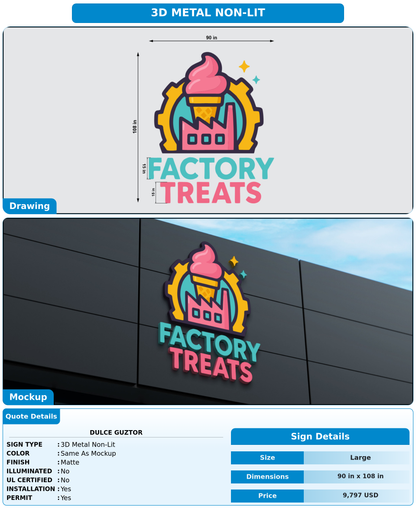 CUSTOM MOCKUP SIGN FOR Dulce GuzTor