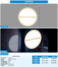 CUSTOM MOCKUP SIGN FOR Charles neal