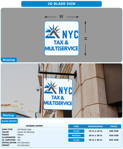 CUSTOM MOCKUP SIGN FOR Shabbir Ahmed