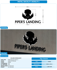 CUSTOM MOCKUP SIGN FOR Colleen Spiegelhoff