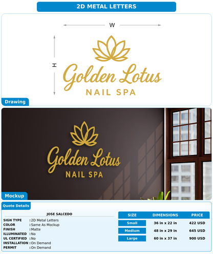 CUSTOM MOCKUP SIGN FOR Jose Salcedo