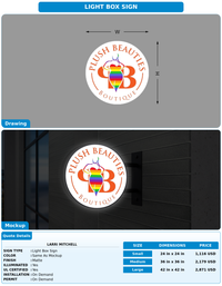 CUSTOM MOCKUP SIGN FOR Larri Mitchell