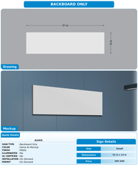 CUSTOM MOCKUP SIGN FOR Alexis