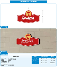 CUSTOM MOCKUP SIGN FOR Dontae Tate