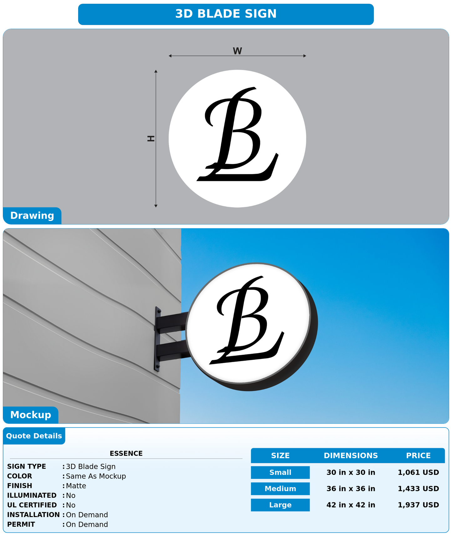 CUSTOM MOCKUP SIGN FOR Essence