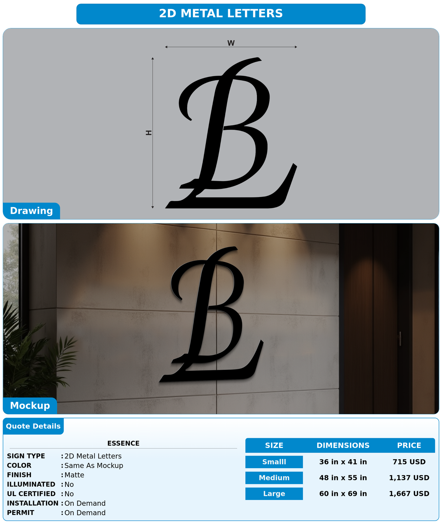 CUSTOM MOCKUP SIGN FOR Essence