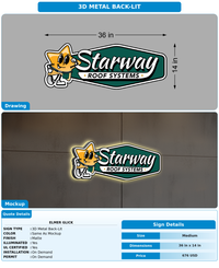 CUSTOM MOCKUP SIGN FOR Elmer Glick