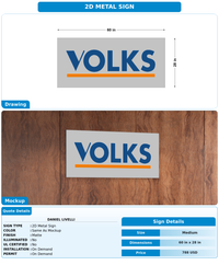 CUSTOM MOCKUP SIGN FOR Daniel Livelli
