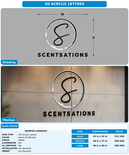 CUSTOM MOCKUP SIGN FOR Jennifer lawrence