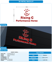 CUSTOM MOCKUP SIGN FOR Robert Howell
