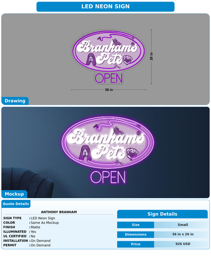 CUSTOM MOCKUP SIGN FOR Anthony Branham