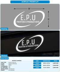 CUSTOM MOCKUP SIGN FOR Reginia Summers