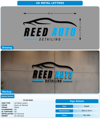 CUSTOM MOCKUP SIGN FOR Tyler Reed