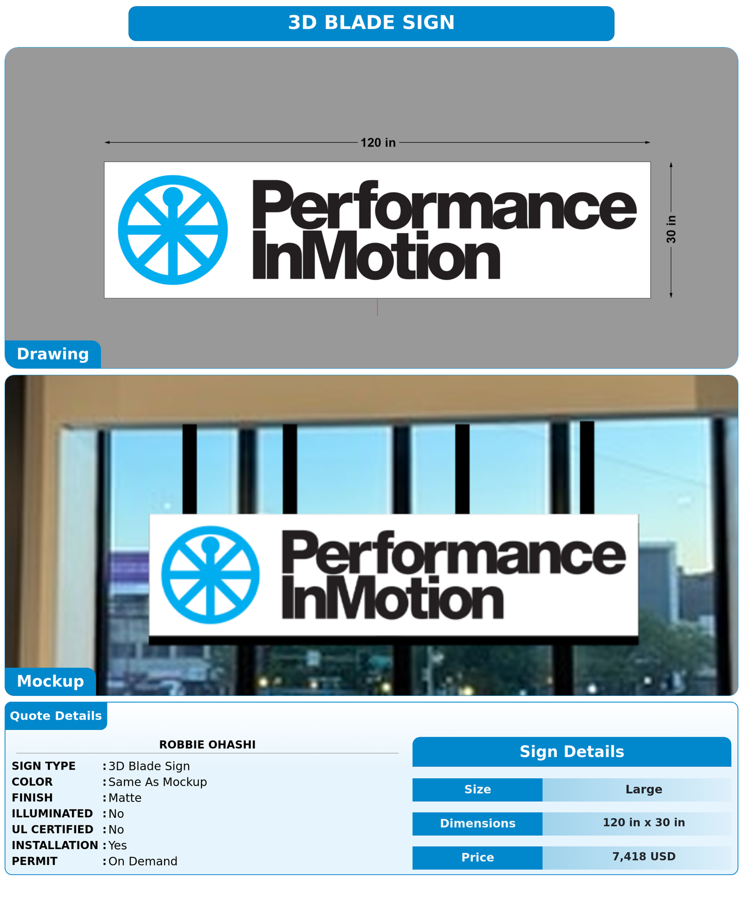 CUSTOM MOCKUP SIGN FOR Robbie Ohashi