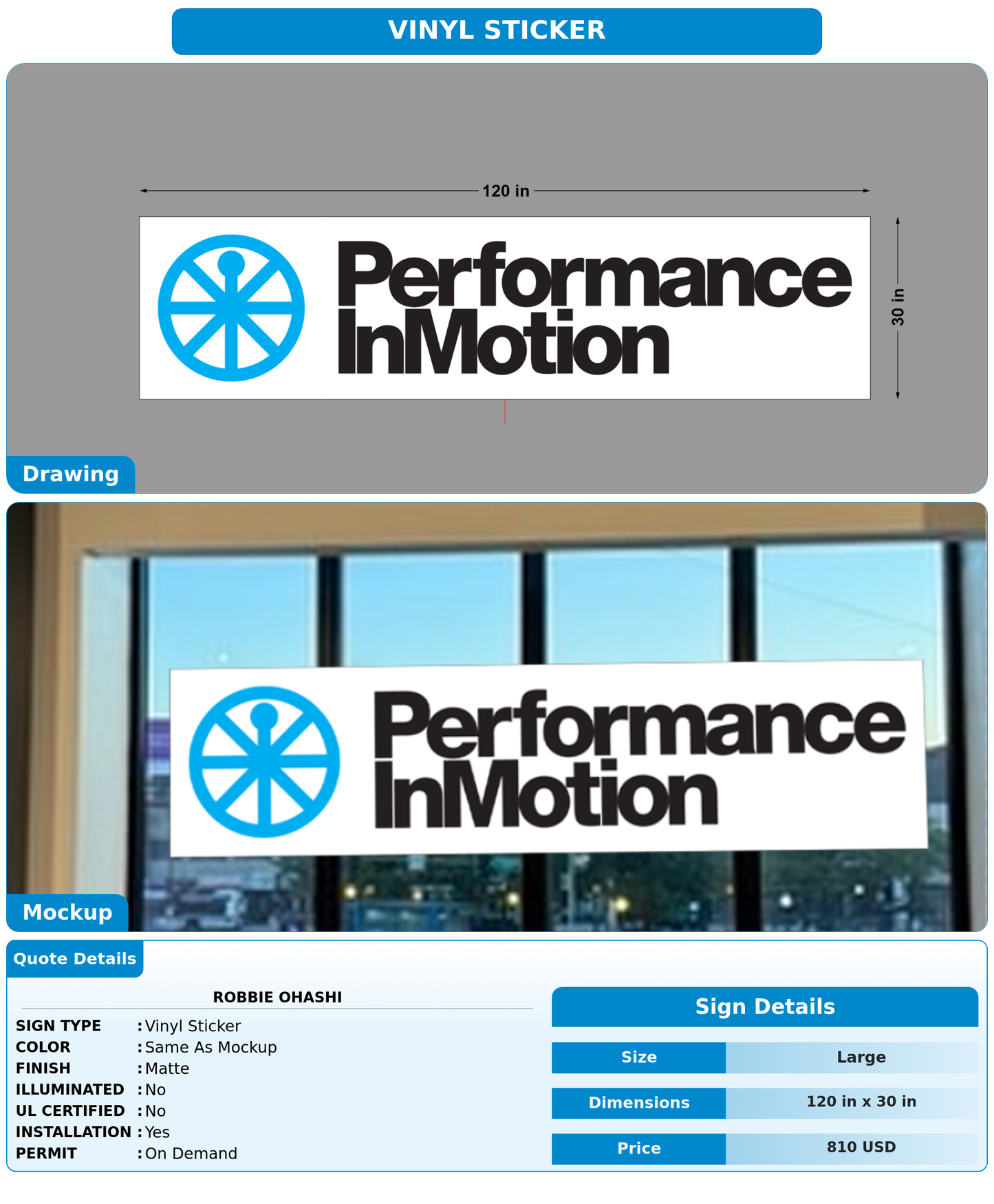 CUSTOM MOCKUP SIGN FOR Robbie Ohashi