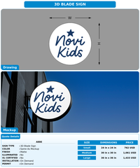 CUSTOM MOCKUP SIGN FOR Abbe