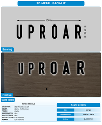 CUSTOM MOCKUP SIGN FOR Aimee Arnold