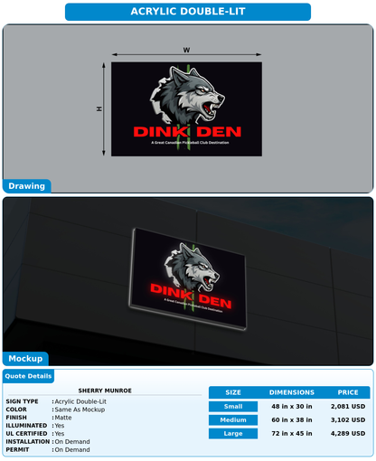 CUSTOM MOCKUP SIGN FOR Sherry Munroe